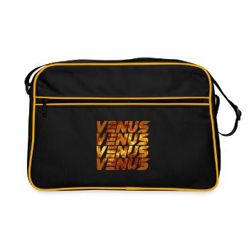 Venus Design - Retro Tasche - Schwarz/Gold - Vorne