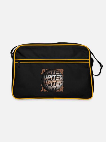 Jupiter Design - Sac Retro - noir/or - Devant