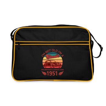 I'm not Old - Retro Bag - black/gold - Front