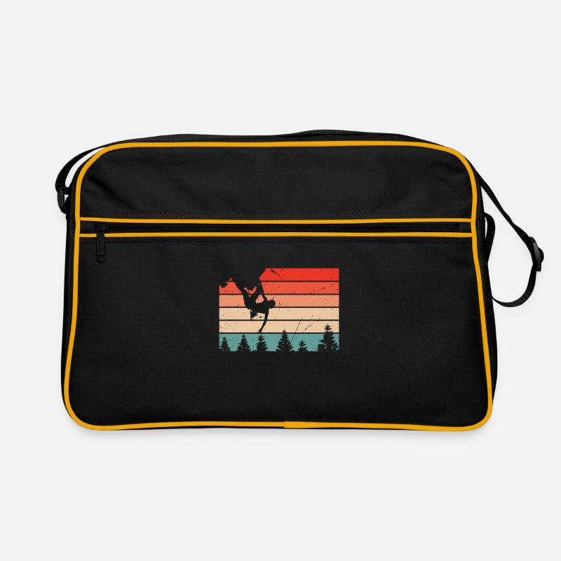 Bloc, bloc, sport, escalade, rétro Sac Retro