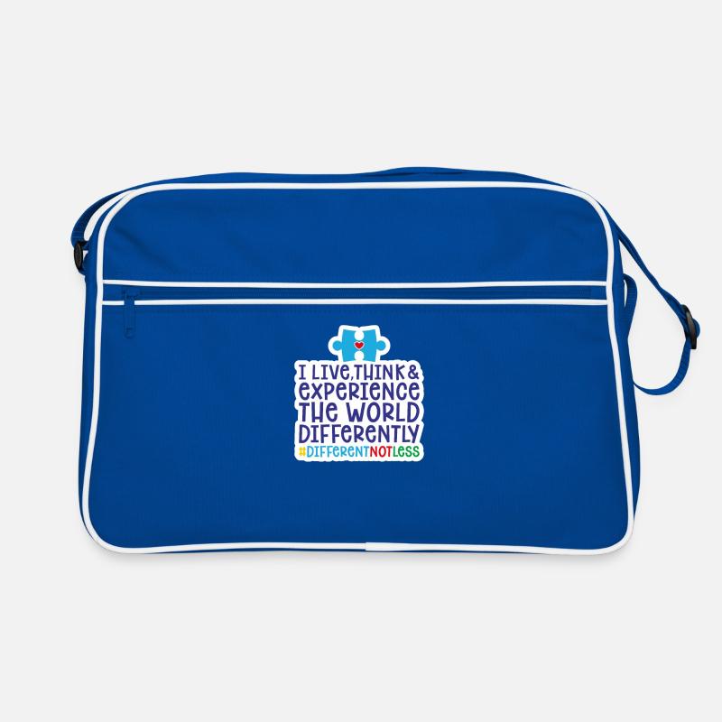 Autismus Puzzle Retro Tasche