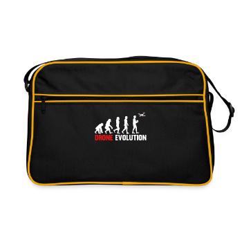 Drone Evolution - Retro Tasche - Schwarz/Gold - Vorne