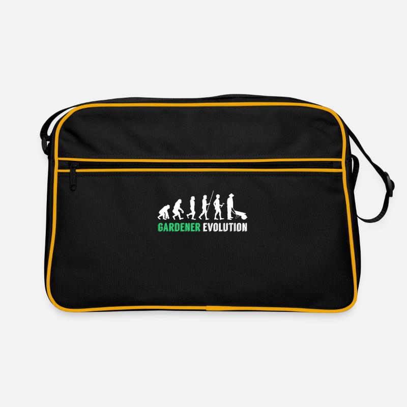 Gardener Evolution - Retro Tasche - Schwarz/Gold
