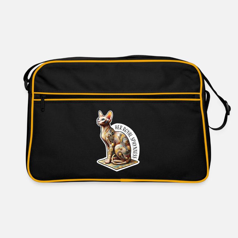 Sphynxess, Chat Spynx Artistique Sac Retro
