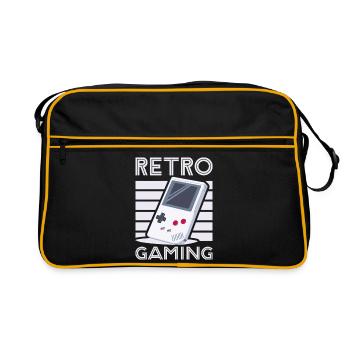 Rétro gaming 1 par Helfspawn - Sac Retro - noir/or - Devant