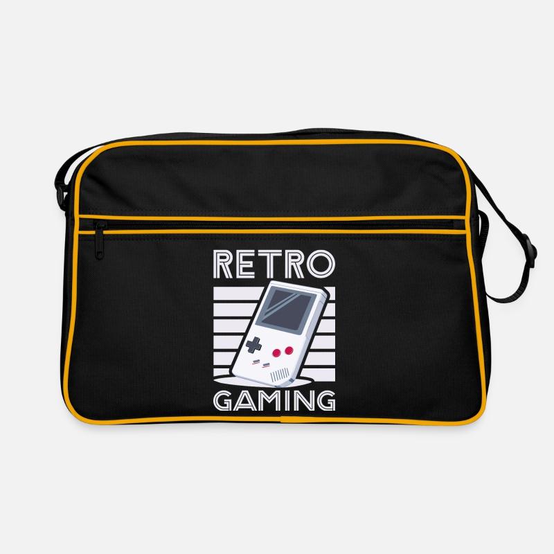 Retro Gaming 1 by Helfspawn - Retro Bag - black/gold