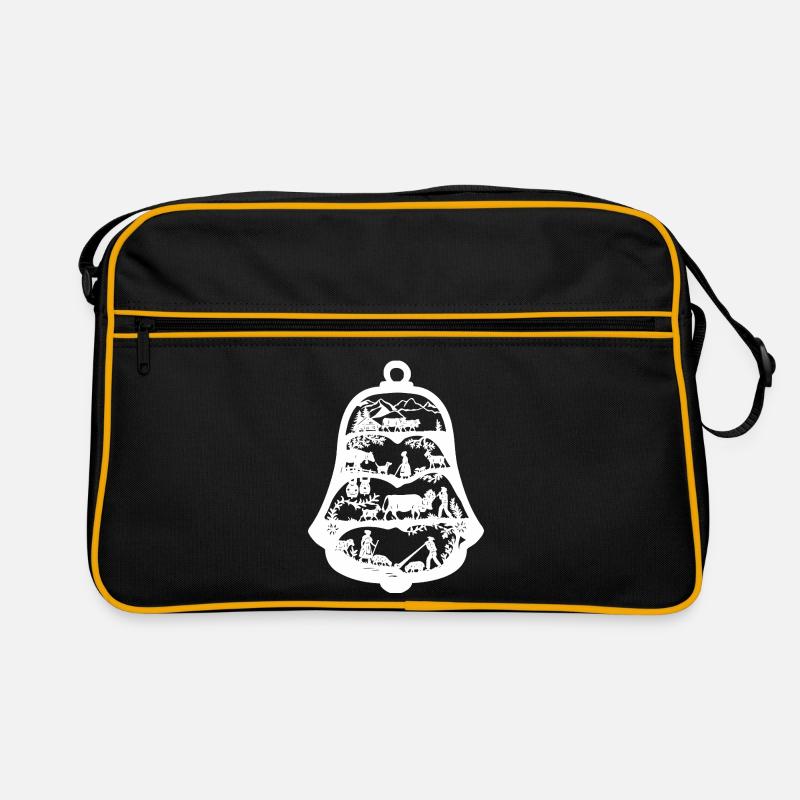 Alpenglocke_white Retro Bag