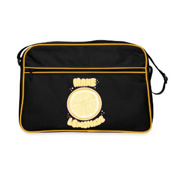Soda au citron - Sac Retro - noir/or - Devant
