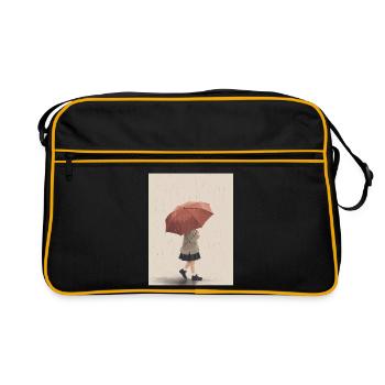 Rainy Childcare - Retro Bag - black/gold - Front