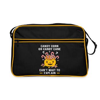 Révélation du sexe Halloween - Sac Retro - noir/or - Devant