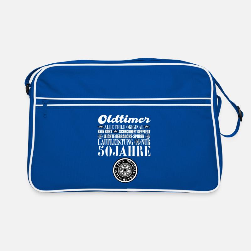 zum 50. Geburtstag - Oldtimer Retro Tasche