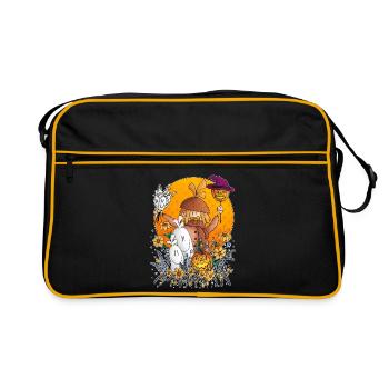 Ugo - the pumpkin parade / - Retro Bag - black/gold - Front