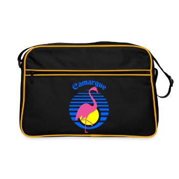 Camargue - Retro Bag - black/gold - Front