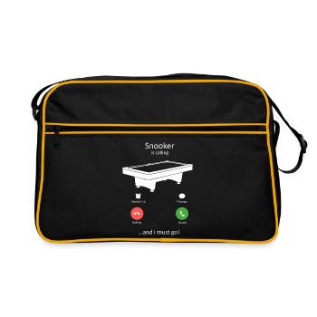 Funny Lacrosse Coach Definition Noun Slogan - Retro Bag - black/gold - Front