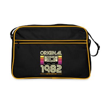 Original 1982 Limited Edition Retro Cassette - Retro Bag - black/gold - Front