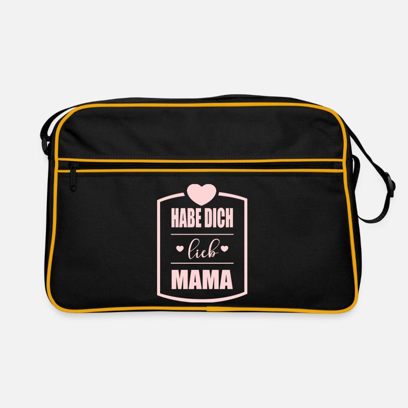 Muttertag Mama Liebe Retro Tasche