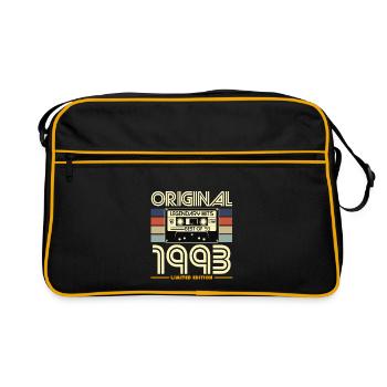 Originale Retro-Hits von 1993 - Retro Tasche - Schwarz/Gold - Vorne
