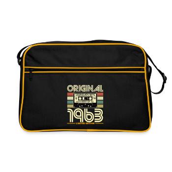 Cassette Retro 1963 Original - Sac Retro - noir/or - Devant