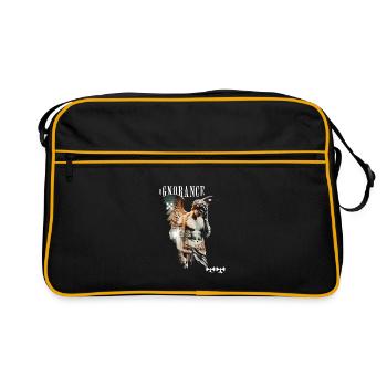 Ignorance Statues Collage - Retro Bag - black/gold - Front