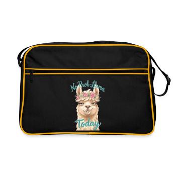 Pas de problème aujourd’hui - Sac Retro - noir/or - Devant