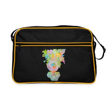 Flower vase - Retro Bag - black/gold - Front