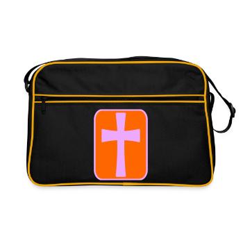 croix - Sac Retro - noir/or - Devant