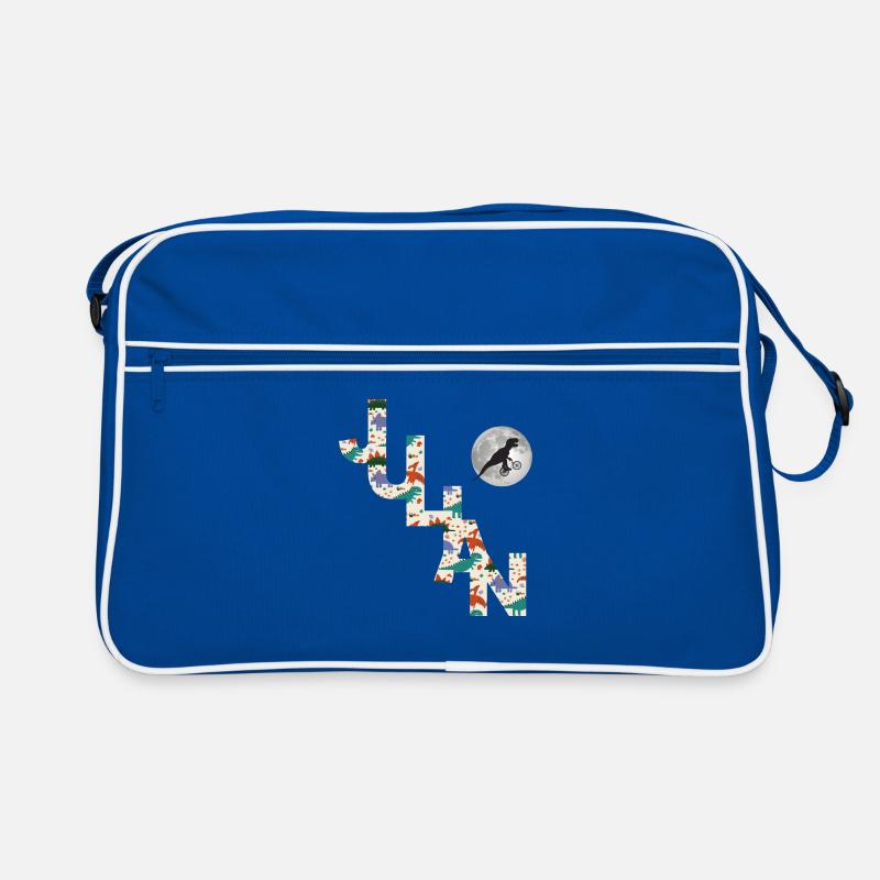 JULIAN - Beautiful boy name with dinosaur Retro Bag