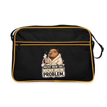 Not my day - Retro Bag - black/gold - Front