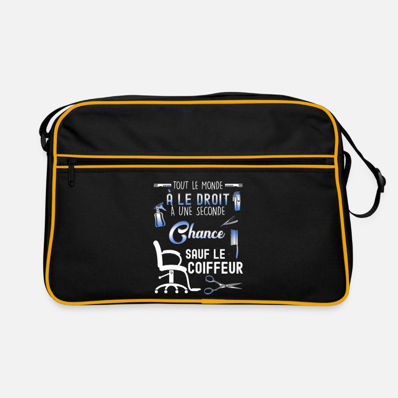 Coiffeur humour cadeau métier coiffure Sac Retro