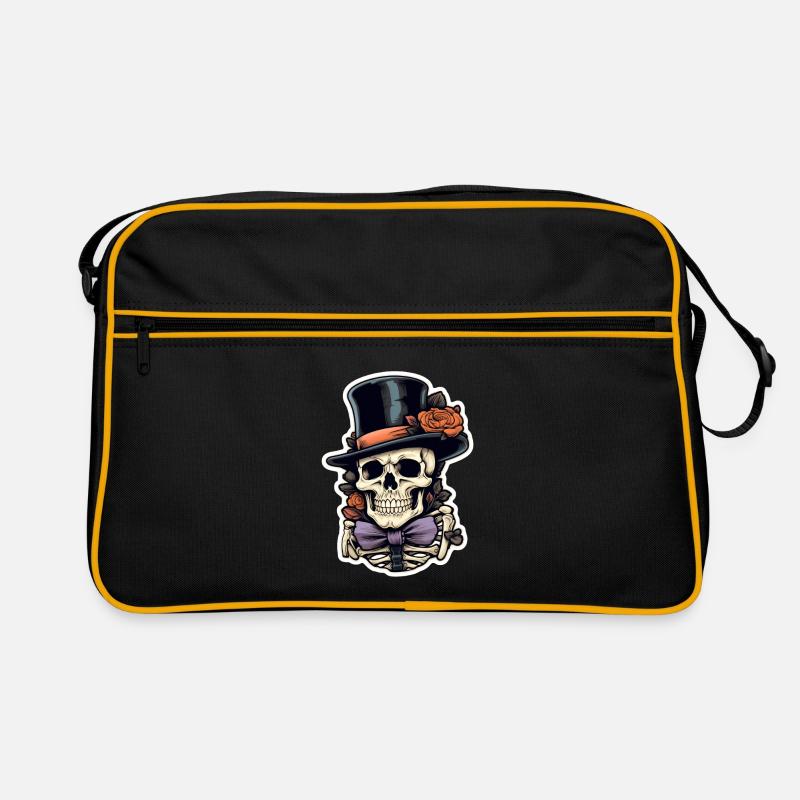 Crâne Halloween Sac Retro
