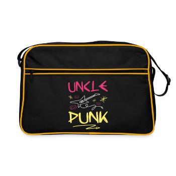 Uncle Punk Rock - Retro Bag - black/gold - Front