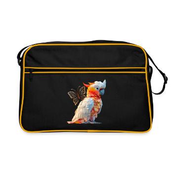 Cacatoès - Sac Retro - noir/or - Devant