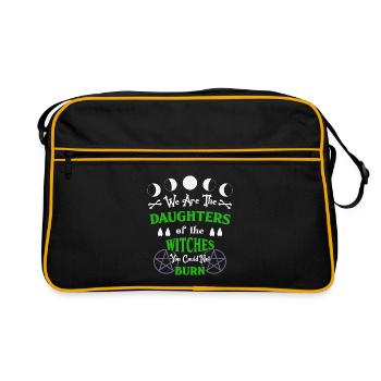 We are the daughters of the witches who did not - Retro Bag - black/gold - Front