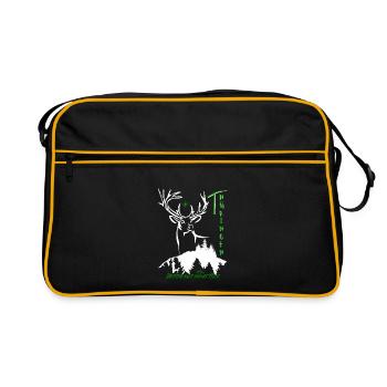 Thuringia-Germany's green heart - Retro Bag - black/gold - Front