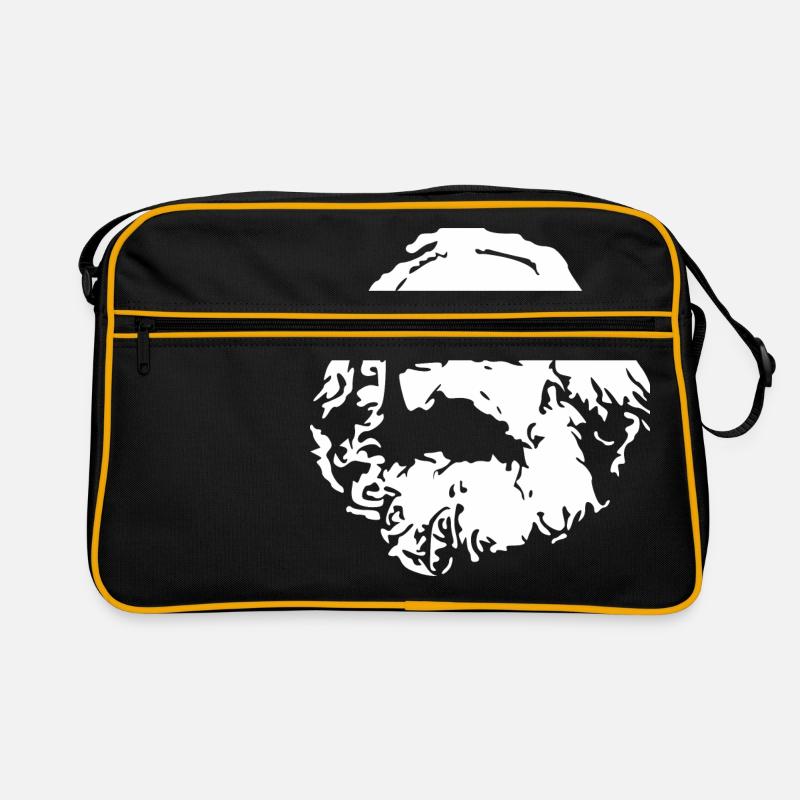 Karl-Marx-Schablone Retro Tasche