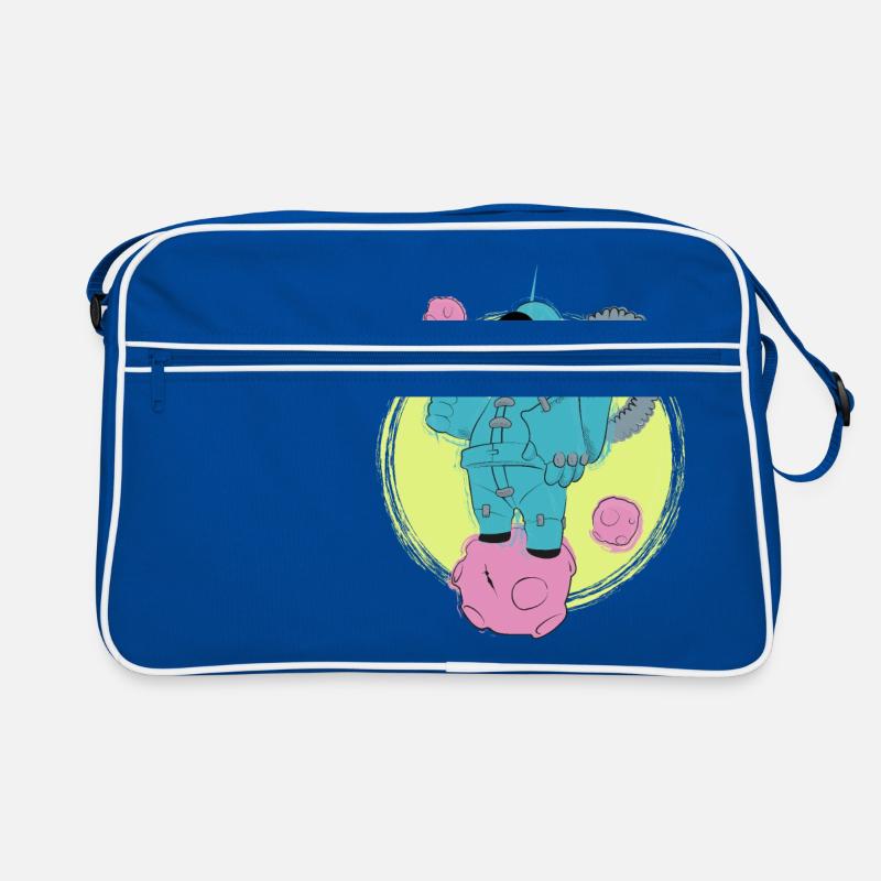Der gute Astronaut läuft Retro Tasche