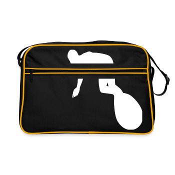 Surfeurs surfeurs surf surfeurs surfeurs - Sac Retro - noir/or - Devant