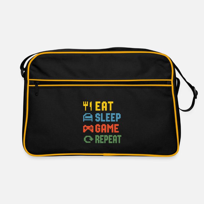 Manger dormir jeu Répéter Sac Retro