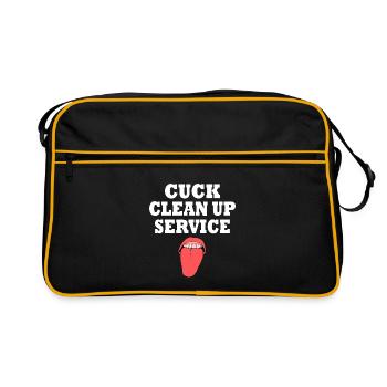 Cuckold cuck clean up service - Sac Retro - noir/or - Devant