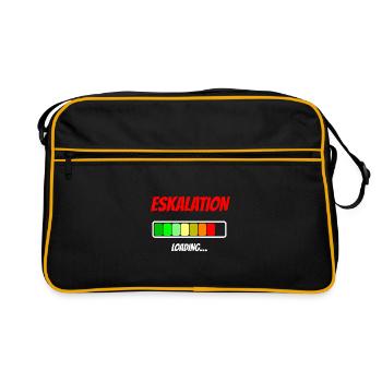 Escalation loading loading bar escalate party - Retro Bag - black/gold - Front