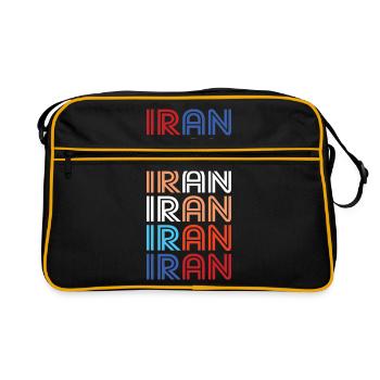 Iran - Sac Retro - noir/or - Devant
