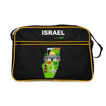 Israël - Sac Retro - noir/or - Devant