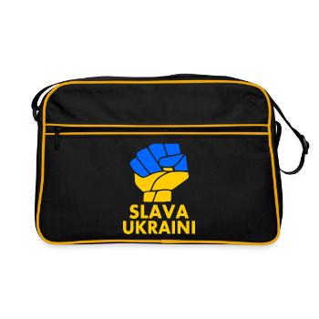 Slava ukraini - Sac Retro - noir/or - Devant