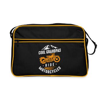 Cool Grandpas Ride Motorcycles - Retro Bag - black/gold - Front