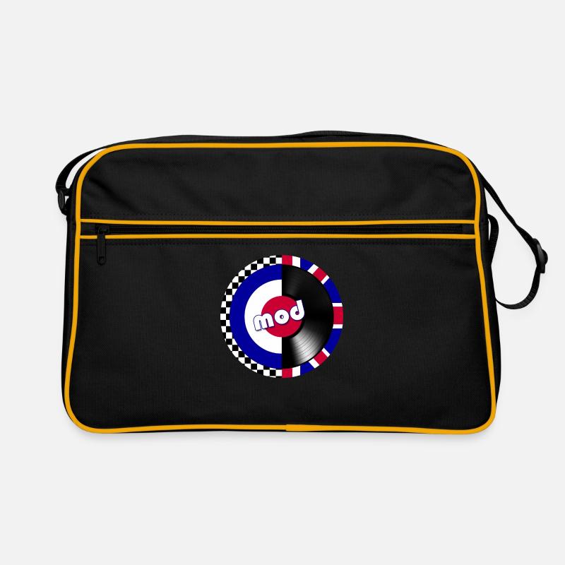 mod target record - Retro Bag - black/gold