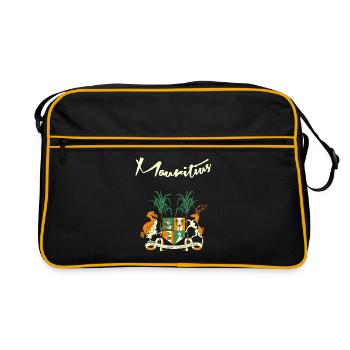 Mauritius - Retro Tasche - Schwarz/Gold - Vorne