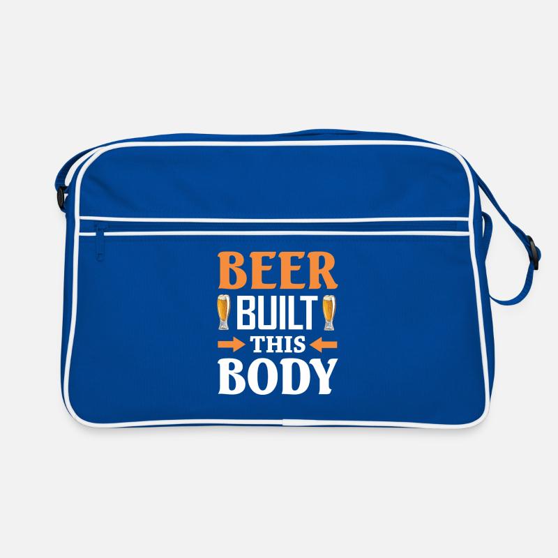 La bière construit ce corps Humour Design Sac Retro