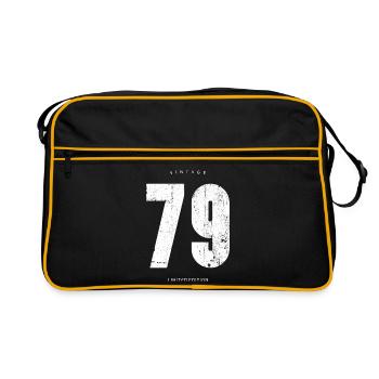 Vintage 79 Limited Edition Tee - Retro Bag - black/gold - Front