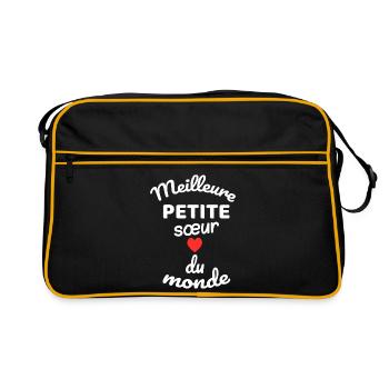 Cercle de Fratrie Petite Sœur Monde - Sac Retro - noir/or - Devant