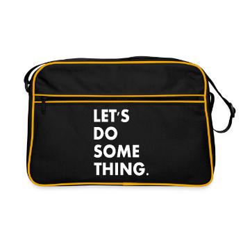 lets do something - Retro Bag - black/gold - Front